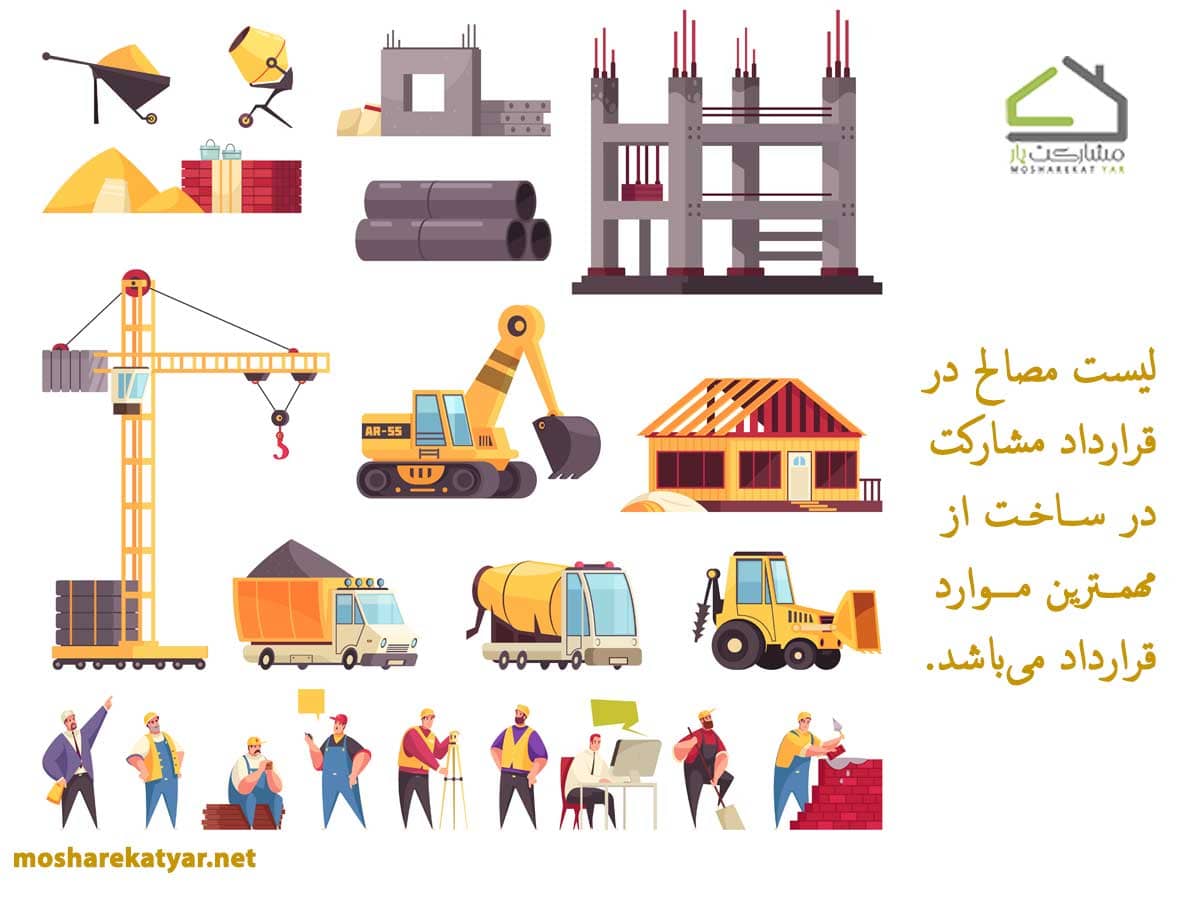 List-of-materials-for-construction-participation-contract2-mosharekatyar
